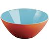 Guzzini Contenitore My Fusion, Corallo/Azzurro Mare, Ø20 x h8.5 cm