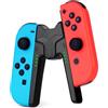 OFFCUP Impugnatura di Ricarica, Joycon per Nintendo Switch NS/Switch OLED, Charging Grip con Indicatore Led, Impugnatura Caricatore per Controller a Forma di V Accessori, USB di Tipo C(Nero)