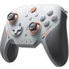 BIGBIG WON BLITZ 2 Pro TMR PC Videogame Controller,TMR Joystick elettromagnetico,2000Hz Velocità di Polling Wireless,1000Hz Giroscopio,16 Pulsanti Meccanici,PC+Mobile APP Gamepad per FPS(Grigio-TMR)