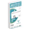 Clairefontaine 5935C - Confezione da 50 Buste Bianche DL-110x220mm - Autoadesive - 80g/m²