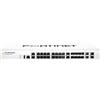 Fortinet - 22 x GE RJ45 ports (including 2 x WAN ports, 1 x DMZ port, 1 x Mgmt port, 2 x HA ports, 16 x switch ports with 4 SFP port shared media), 4 SFP ports, 2x 10G SFP+ FortiLinks, dual power supplies redundancy. [FG-100F]