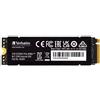 Verbatim SSD 4TB Verbatim Vi7000 M.2 PCIe NVMe 7000MB/s Nero [49369]
