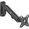 MACLEAN Supporto monitor Maclean da parete con molla a gas 17-27'' 7kg Nero [MC-458]