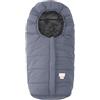 Nuvita 9900 Ovetto One | Sacco Universale per Seggiolini Auto e passeggini | Perfetto per Bambini da 0 a 6 Mesi(80 cm) | Protezione Fino a -10°C anti pioggia e anti vento | Blu