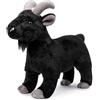 lilizzhoumax Peluche di Capra 29cm/11" in Piedi, Morbido Giocattolo Bambole Animali Selvatici, Regalo per Bambini e Amici