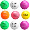 Kasyat 30 Pezzi Palline Antistress Motivazionali Palline Colorate in Schiuma Palline Antistress Ispiratrici Palline Antistress con Citazioni Palline per Alleviare Stress Incoraggiare Adulti