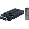 Majestic DEC 663N - Mini Decoder scart Digitale terrestre DVB-T/T2 HD, Ingresso USB, Telecomando, HDMI