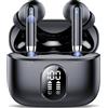 QXQ Cuffie Bluetooth 5.4, 2025 Nuovo Auricolari Bluetooth Hi-Fi Stereo con 4 ENC Mics, 40 Ore Mini Cuffie Wireless Cancellazione Rumore Cuffiette Bluetooth, Cuffie Senza Filo Impermeabili per Android/iOS