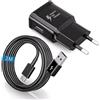 JupptElectronics Cavo Caricatore USB per Samsung Galaxy S10 S10+ S10e S9 S9+ S8 S8 Plus A54 A53 A34 A33 A14 A13 M54 M53 M34 M33 M14 M13 5g A70 A52 M52 M51 FE Ultra Plus, Caricabatterie Rapido 2 m