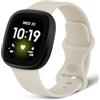 AXFEE Cinturino per Fitbit Versa, 1 Pezzi Cinturino Regolabile Cinturino Sportivo, Silicone Cinturino Ricambio, Compatibile per Fitbit Versa 3/Fitbit Versa 4/Fitbit Sense/Sense 2 (Piccolo/Grande)