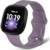 AXFEE Cinturino per Fitbit Versa, 1 Pezzi Cinturino Regolabile Cinturino Sportivo, Silicone Cinturino Ricambio, Compatibile per Fitbit Versa 3/Fitbit Versa 4/Fitbit Sense/Sense 2 (Piccolo/Grande)