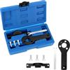 QWORK® Kit Attrezzo Messa in Fase, Strumento di Regolazione del Motore Dell'auto, Compatibile con Motori Fiat Punto Evo, Panda 1.1, 1.2, 1.4 Litri 8V