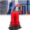 Biqing 1PC 30LEDs Lampeggiante Rosso,Luce LED Stroboscopica Lampeggiante di Emergenza 12V 24V Luce di Emergenza per Auto Veicoli Camion Trattore