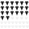 ECSiNG 40 Pezzi Clip Per Rivestimento Laterale Del Parabrezza Anteriore Clip Per Modanatura Del Montante Compatibie Con Ford Transit V184 I Modelli OEM 4069906 4069907