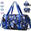 AUNGKWANG 25L Borsa Palestra Unicorno, Borsa da Viaggio Bambina, Impermeabile Borsa Piscina Sportiva, Borsone Viaggio, Travel Weekender Gym Bag Con Scomparto per Donna Scarpe e Strato Umido (Nero)