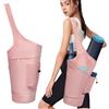 Aucuu Borsone Palestra, Borsa da Yoga Donna, Borsa da Palestra per Yoga Pilates, Borsone Palestra Sportiva Impermeabile, Borsa Yoga Porta Tappetino con Scomparto Umido Tasca Sacca