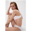 Intimissimi Brasiliana In Pizzo E Microfibra Bianco