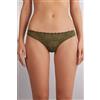 Intimissimi Brasiliana In Pizzo E Microfibra Verde