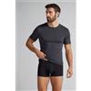Intimissimi T-shirt In Cotone Superior Elasticizzato Grigio