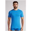 Intimissimi T-shirt Uomo In Cotone Superior Elasticizzato Azzurro