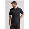 Intimissimi Polo Manica Corta Con Zip In Cotone Mercerizzato Filo Premium Nero