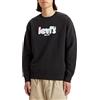 Levi's Relaxd Graphic Crew, Maglia di tuta Uomo, Tie-dye Sw Crew White, M