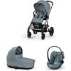 Cybex Gold Trio Cybex Balios S Lux con Cloud G e Base G Stormy blue