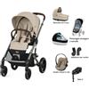 Cybex Gold Trio Cybex "SET XL" Balios S Lux con Cloud G e Base G, Adattatori e Parapioggia - con Marsupio Amya Esclusivo (opzionale) Almond beige Marsupio Escluso
