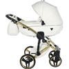 Junama Trio Diamond Individual Junama Pelle Bianca Telaio Oro Bianco/Oro