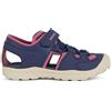 Geox J Vaniett Girl B, Sandalo Donna, Navy Fuchsia, 37 EU