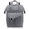 Lekesky Zaino Donna, Multiuso Zaino Porta PC Donna 15.6 Pollici con Borsa Antifurto, Impermeabile Zaino Lavoro Laptop Donna Elegante per Viaggio, Ufficio, Università, Grigio