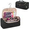 Yarwo Borsa da Viaggio Compatibile con Dyson Airwrap e Accessori, Nero | Organizer Portatile per Airwrap Complete e Accessori con 4 Fessure Singole Imbottite per Styler e Accessori