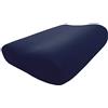 Edda Lux Federa adatta al Tempur Shape QUEEN e Tempur Original QUEEN cuscino cervicale (61 x 31 cm) S, M, L e XL, in morbido jersey di 100% cotone, Marina