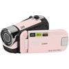 ASHATA Videocamera Digitale D90 1080P Videocamera 16MP Zoom 16X Videoregistratore per con Luce di Riempimento, Schermo Ruotabile da 2,4 Pollici, Fotocamera DV per Studenti