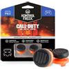 KontrolFreek Call of Duty: Black Ops 4 per PlayStation 4 (PS4) e PlayStation 5 (PS5) | Levette Performance | 2 alte | Nero/Arancione