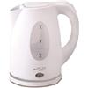 ADLER EUROPE ADLER Bollitore in plastica 1,5 l, base senza filo, 2200 W, bianco