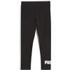PUMA ESS No. 1 Logo Leggings PS, pantaloni tuta donna Bambina, PUMA Black,