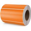 Meitaat Adesivi rettangolari arancioni 100 x 50 mm Etichette autoadesive con codifica a colori Rotolo mobile rimovibile Confezione da 500