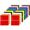 FINDAT 40 etichette adesive multicolore 10 colori 75 × 50 mm in vinile impermeabile resistente rettangolare per bottiglie ufficio cucina raccoglitori