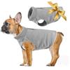 Vivi Bear Felpa per Cani Gilet in Pile Elasticizzato Cappotto Caldo per Cani Pullover per Cani di Piccola e Media Taglia Giacca Invernale per uso Interno ed Esterno, Grigio, M