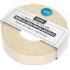 WoodPress® Bordatura termoadesiva in vero legno 22mm Betulla, 7,5 m | Rotolo termoadesivo con colla termofusibile, bordo in vero legno per riparare e rifinire mobili, mensole e armadi