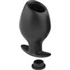 AMAZBEE Silicone cava Spine Anali con tappi Anti-perdita liquido Buttplug Diverse Dimensioni Dilatatore Anale per Clistere Giocattoli del sesso BDSM Fisting Giocattoli per Uomini Donne (M)