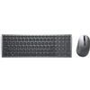 Dell KM7120W - Kit Tastiera e mouse multidispositivo senza fili, Bluetooth, QWERTY Italiano, Grigio Titanio