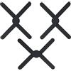 Yamobi 3 Pz Silicone Sottopentola Resistente Al Calore Presina In Silicone Presina E Base Per Pentole, Antiscivolo Pieghevole In Silicone Sottobicchieri Per Piatti Caldi