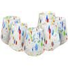 MurArt Bicchieri di Murano Set da 6 bicchieri da 300ml in vetro soffiato a mano in lavorazione artigianale Made in Italy B8 (Bianco, Bicchieri Acqua 6pz)