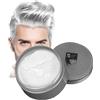 HTRUIYATY Cera per Capelli unisex temporanea naturale cera capelli opaca monouso Lavabile adatta per l'epifania Carnevale Cosplay-bianco