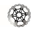 Snail Rotore del freno a disco della bicicletta della bici Rotori flottanti MTB 203mm (nero)