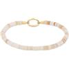 Tamaris Bracciale TJ-0634-B-18 in acciaio inox IP oro, 18,5 cm, Acciaio inossidabile, Pietre di conchiglia