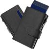 Manmaxim Portafoglio Uomo Slim con 7 Scomparti per Carte, Smart Pop-up Portacarte Uomo Slim con 13 Cartes, Porta Carte di Credito Uomo con Blocco RFID & Magnetico (Apertura Scomparto Banconote)