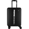 MOMO Design Trolley Cabin Medio con Logo Nero e Bianco